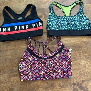 Victoria Secrets Sports Bra Bundle- XSmall Lot of 3